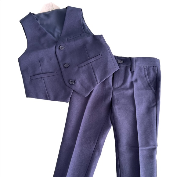 Suit Vest and Pants in Dark Blue - Picture 6 of 6